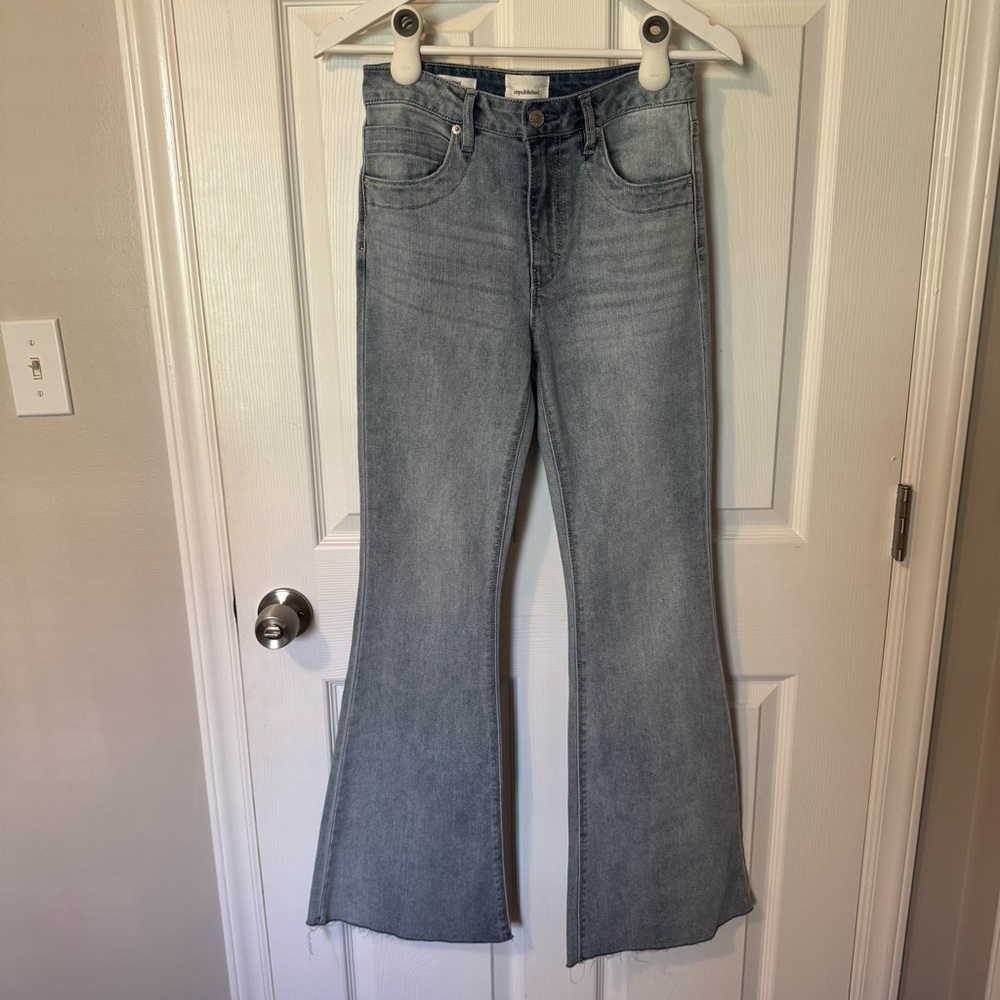 Women's Blue Flared Jeans